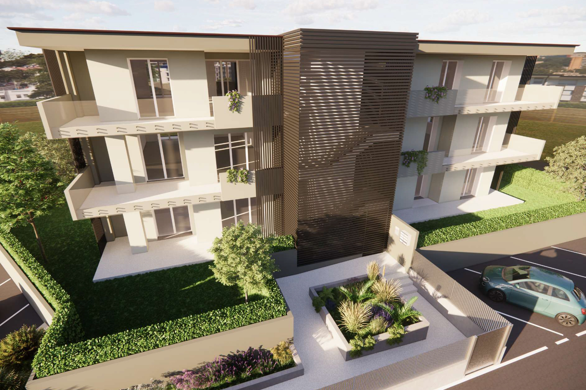 Vendita nuovo appartamento con giardino Pesaro - Zona Pantano (CA07.3)